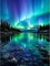 Diamond Art Kits for Adults, 5D DIY Northern Lights Diamond Painting Kits for Adults Beginners, Diamond Dots Kits Gem Arts Crafts for Home Wall Decor 12x16 Inch (Aurora)